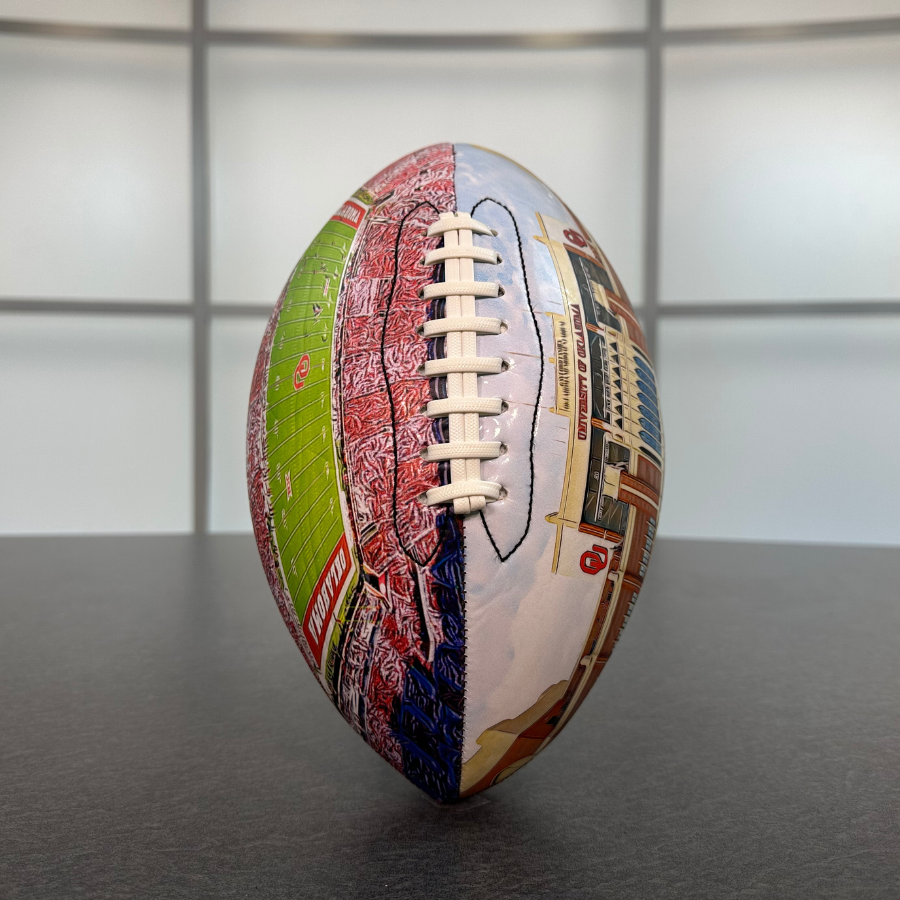 Oklahoma Memorial Stadium Football University Series