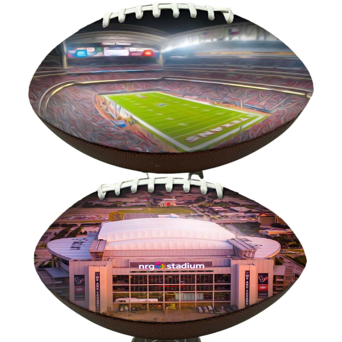 Reliant Stadium Football Digital Painting Series