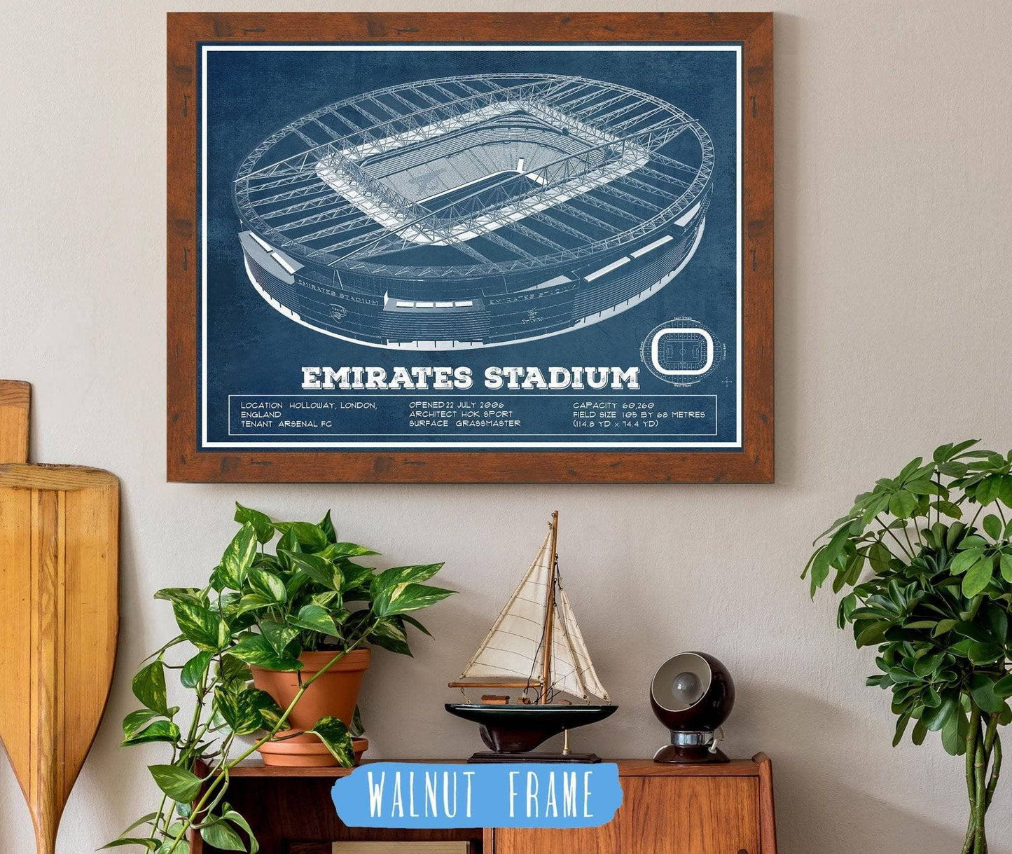 Arsenal Football Club Emirates Stadium Soccer Print
