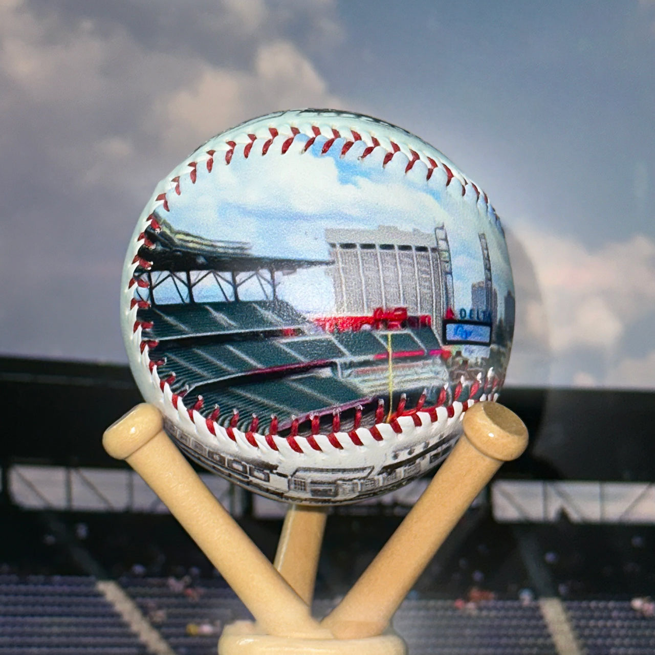 Truist Park Hand Drawn Stadium Baseballs