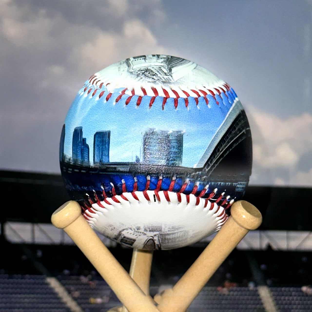 Rogers Centre Hand Drawn Stadium Baseballs