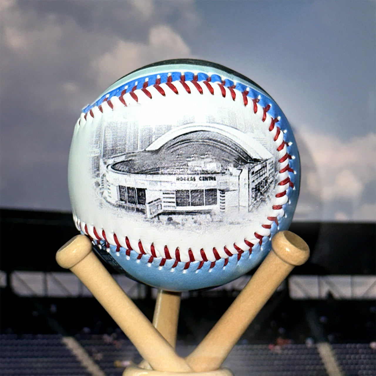 Rogers Centre Hand Drawn Stadium Baseballs