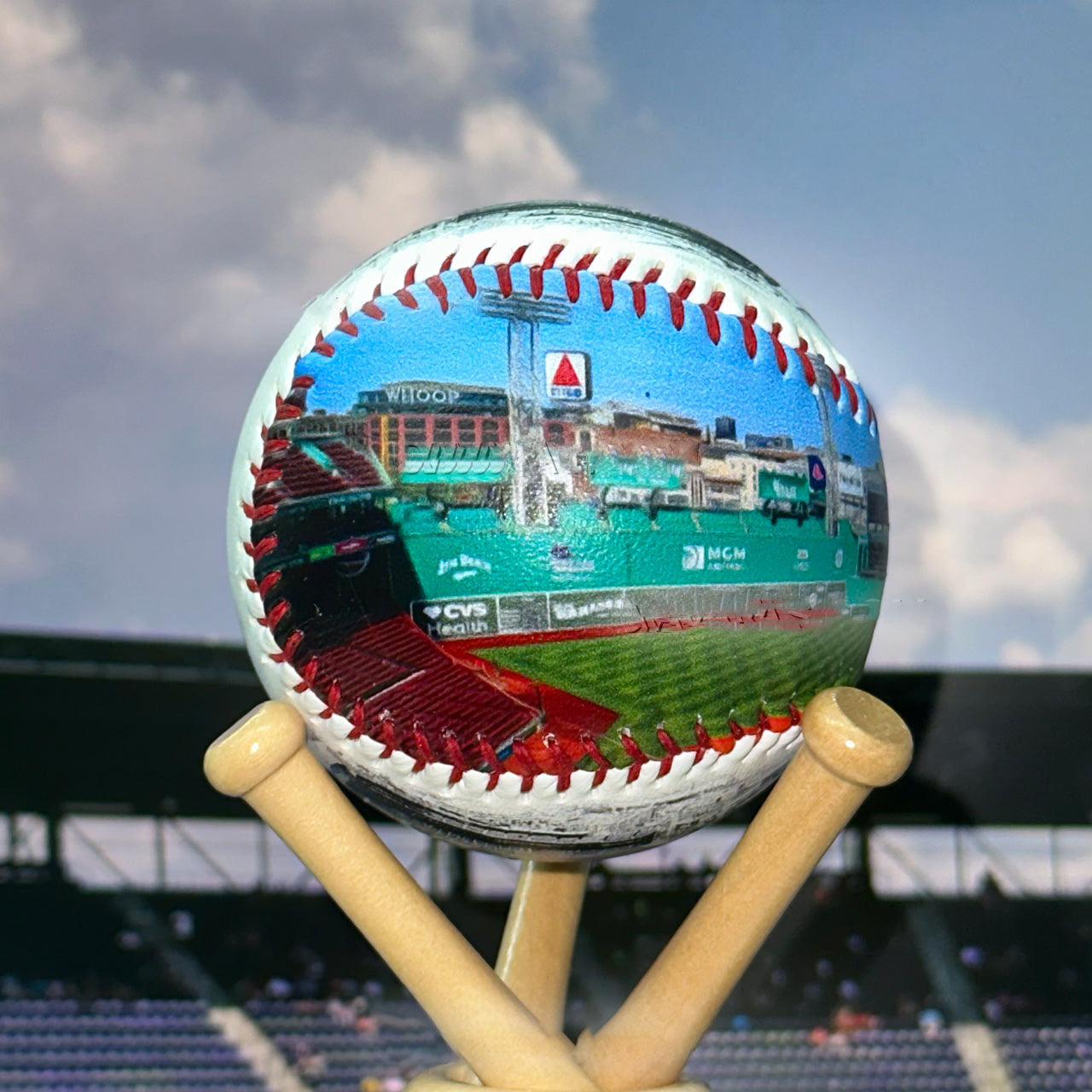 Fenway Park Hand Drawn Stadium Baseballs