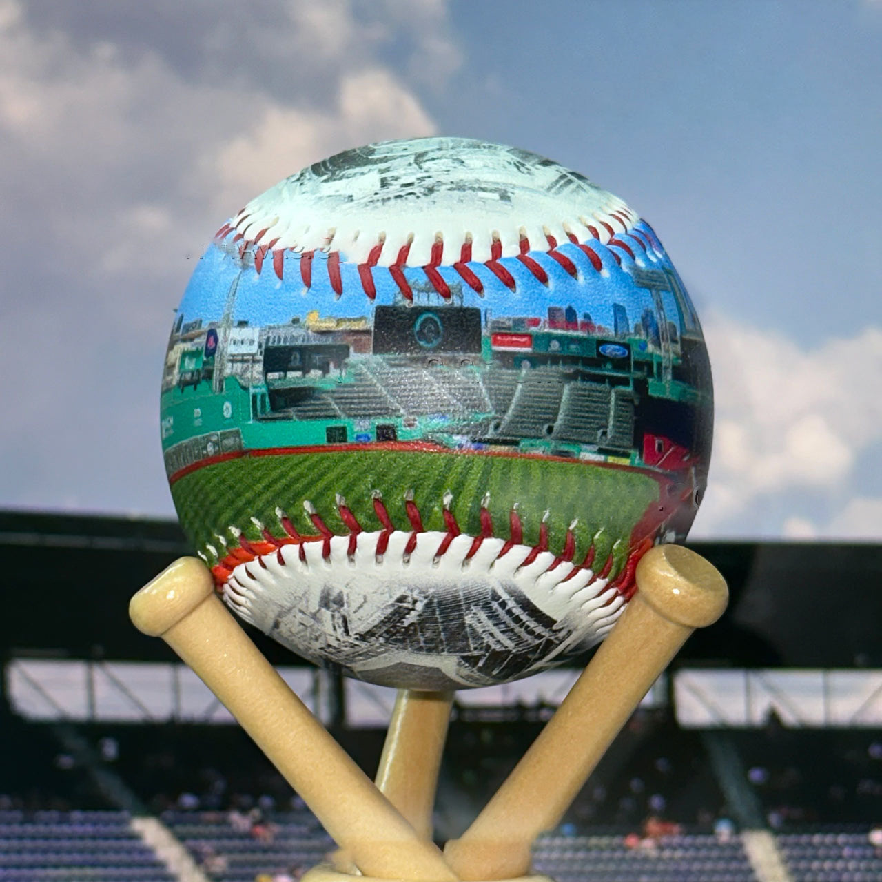 Fenway Park Hand Drawn Stadium Baseballs
