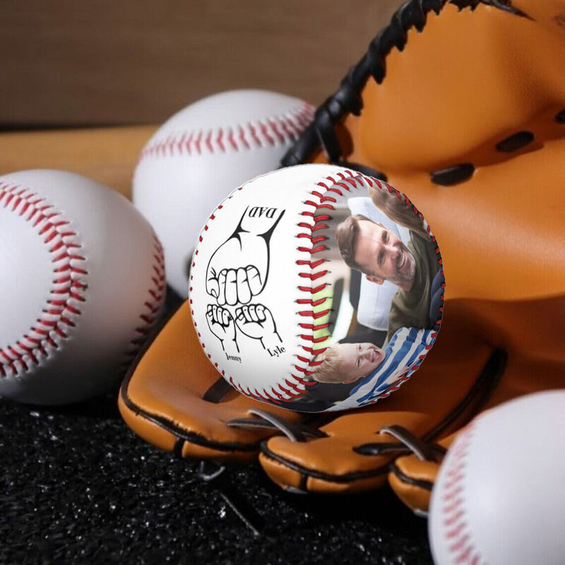 Custom Baseball Gifts with Photos for Father's Day