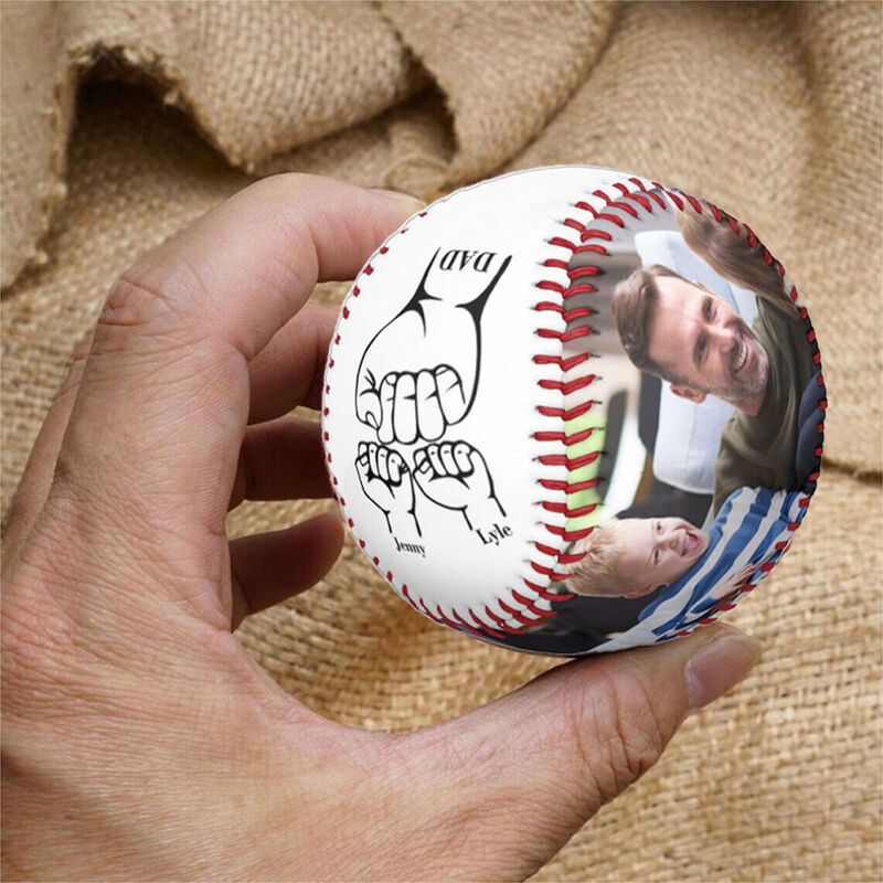 Custom Baseball Gifts with Photos for Father's Day