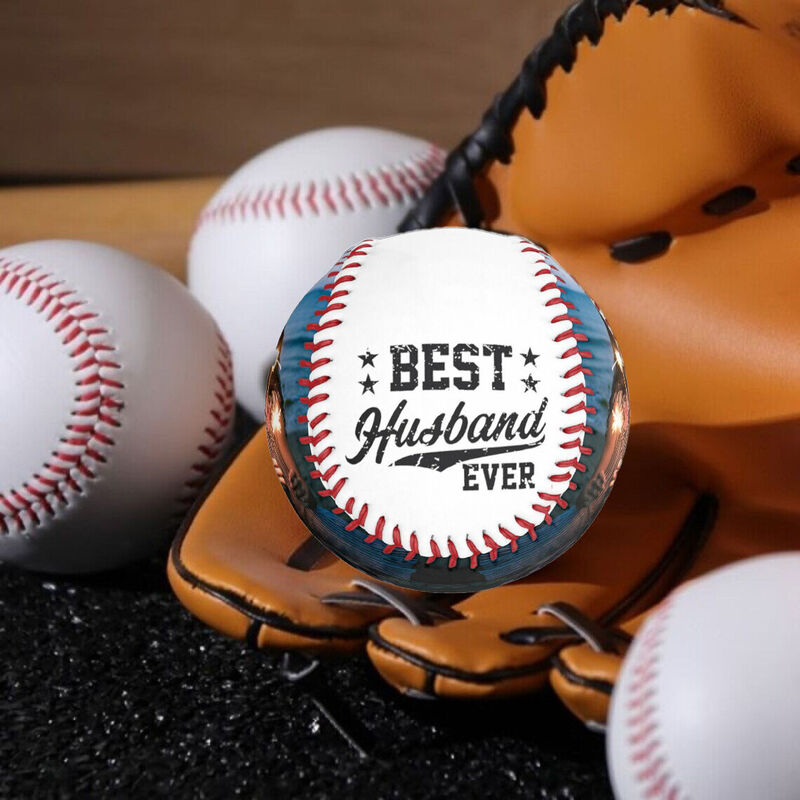 "World's Best Husband" Custom Photo Baseball Gifts for Husband