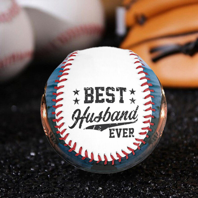 "World's Best Husband" Custom Photo Baseball Gifts for Husband