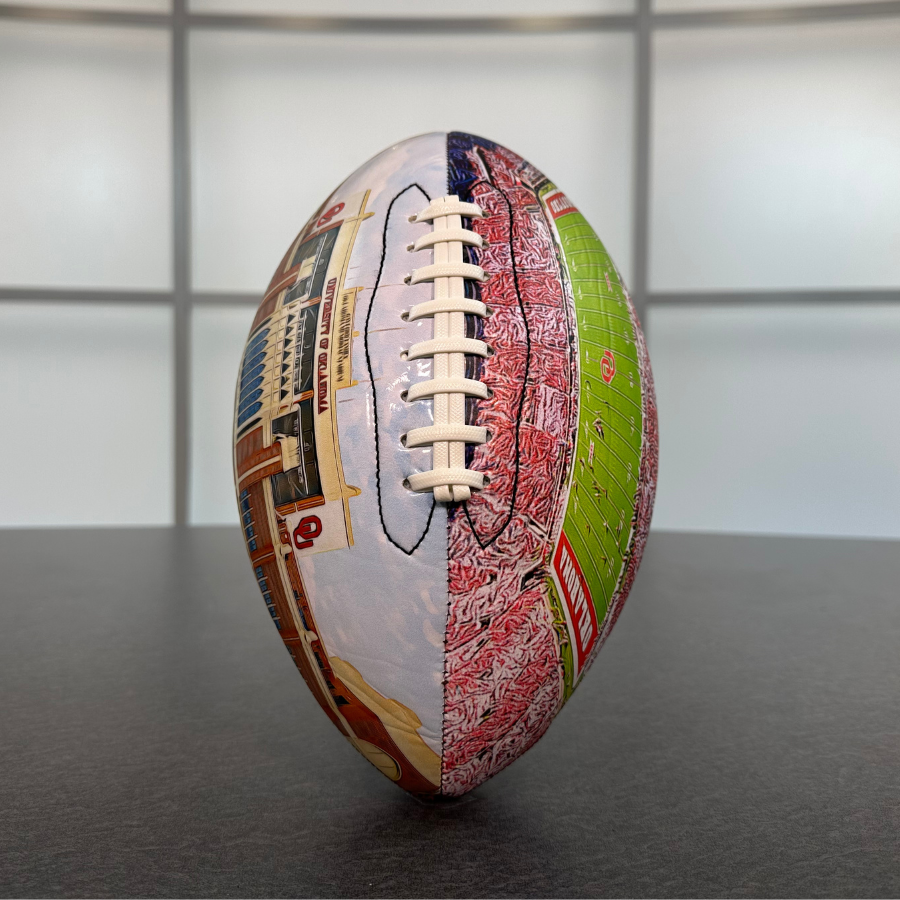 Oklahoma Memorial Stadium Football University Series