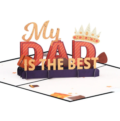 My Dad Is The Best Greeting Card