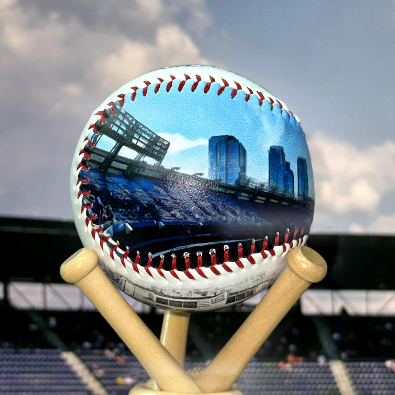 Rogers Centre Hand Drawn Stadium Baseballs