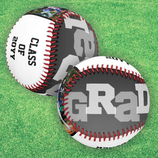 🎓Athlete GRAD Ombre Graduation Photo Baseball