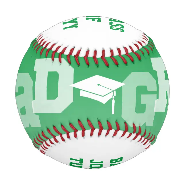 🎓Athlete GRAD Ombre Graduation Photo Baseball