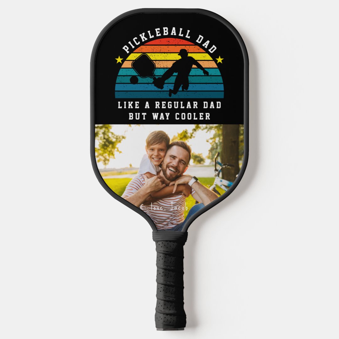 Pickleball Dad | Custom Photo Pickleball Paddle