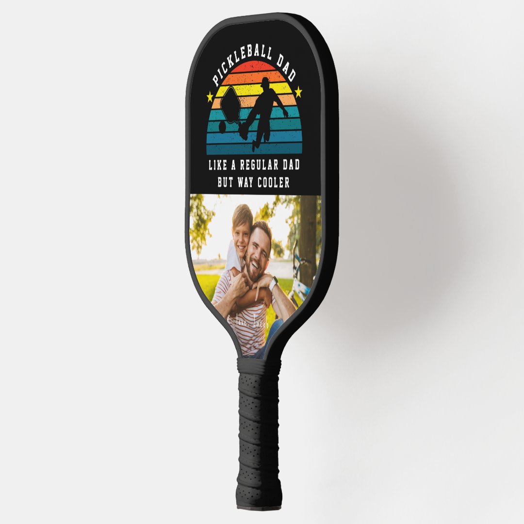 Pickleball Dad | Custom Photo Pickleball Paddle