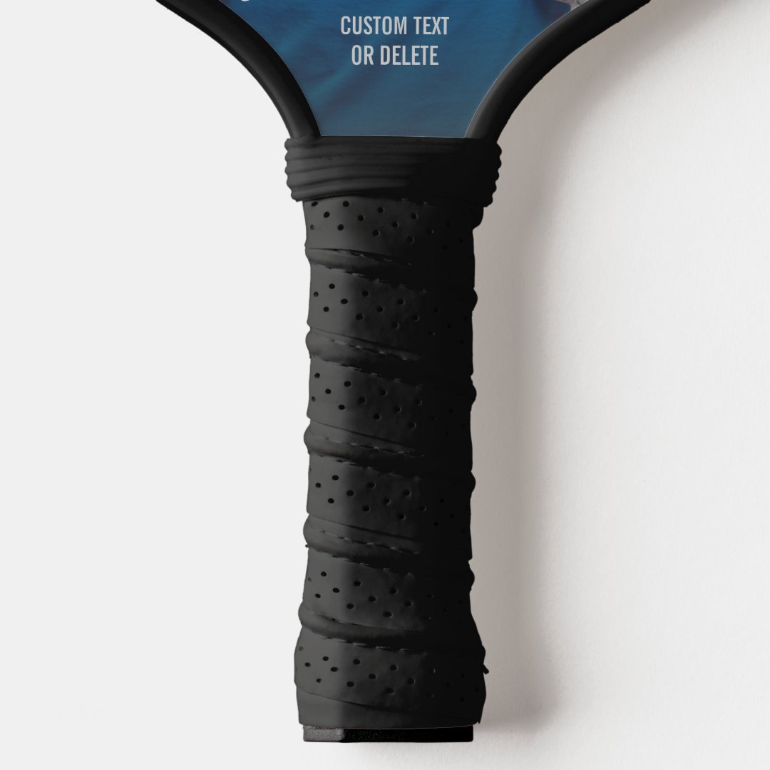 Your Custom Photo and Any Text Personalized Pickleball Paddle