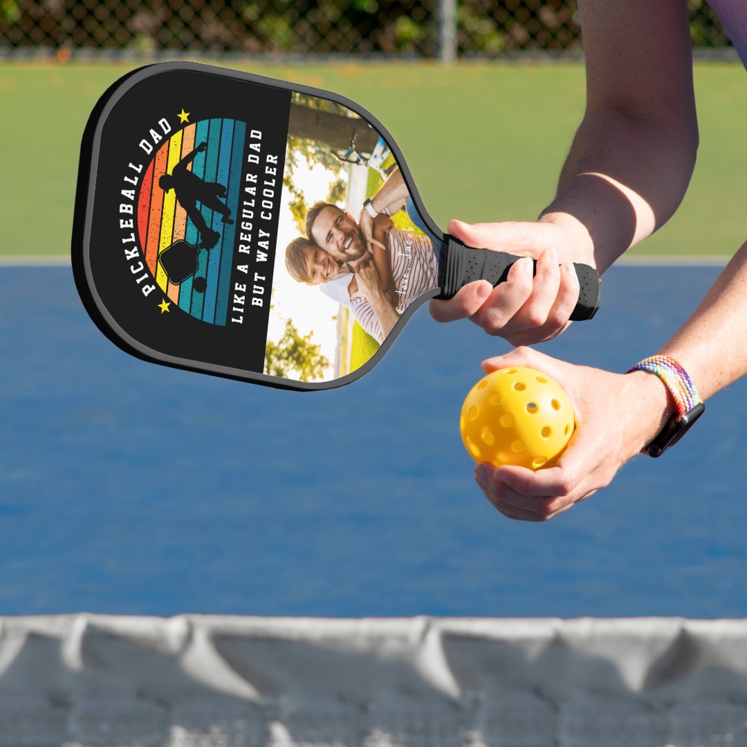 Pickleball Dad | Custom Photo Pickleball Paddle