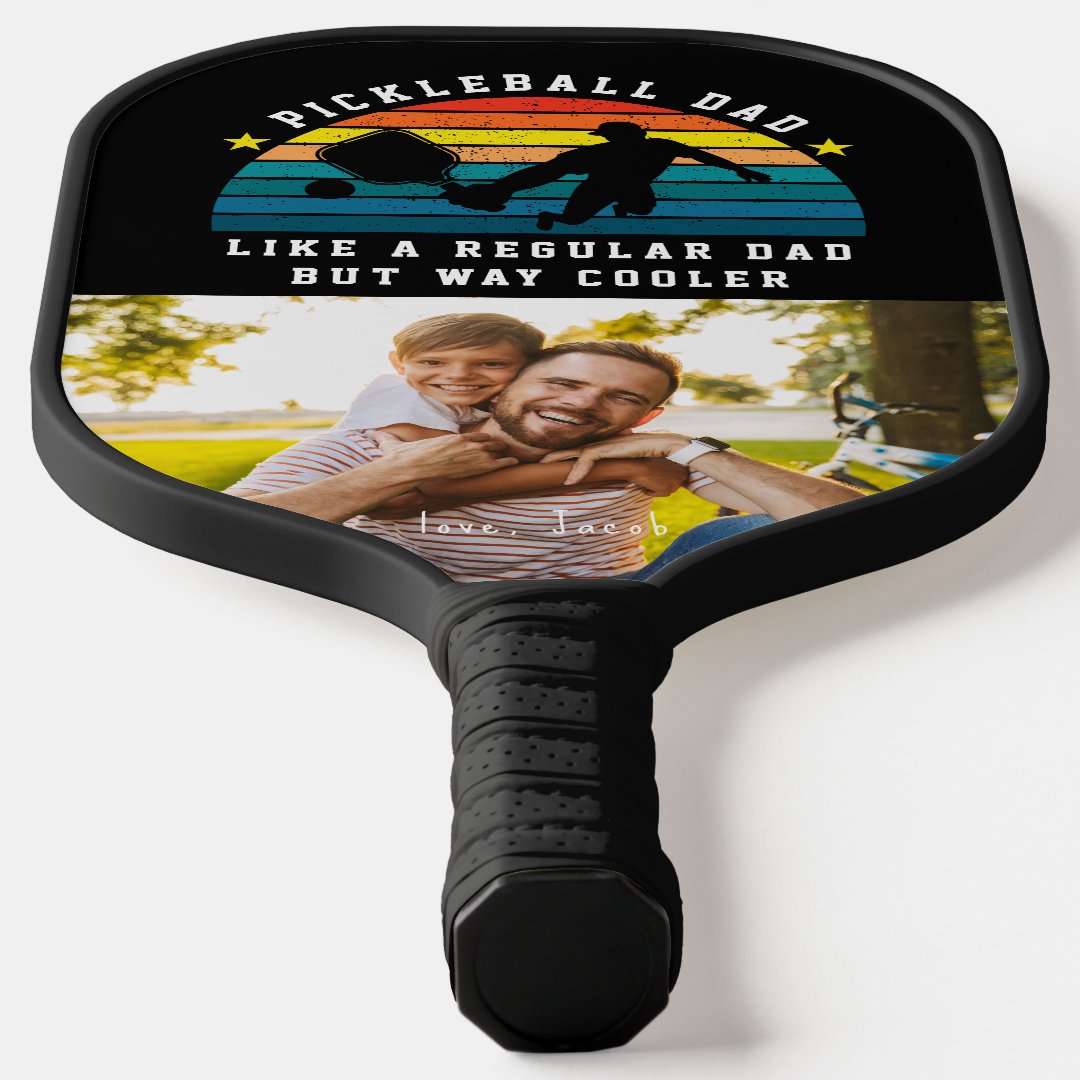 Pickleball Dad | Custom Photo Pickleball Paddle