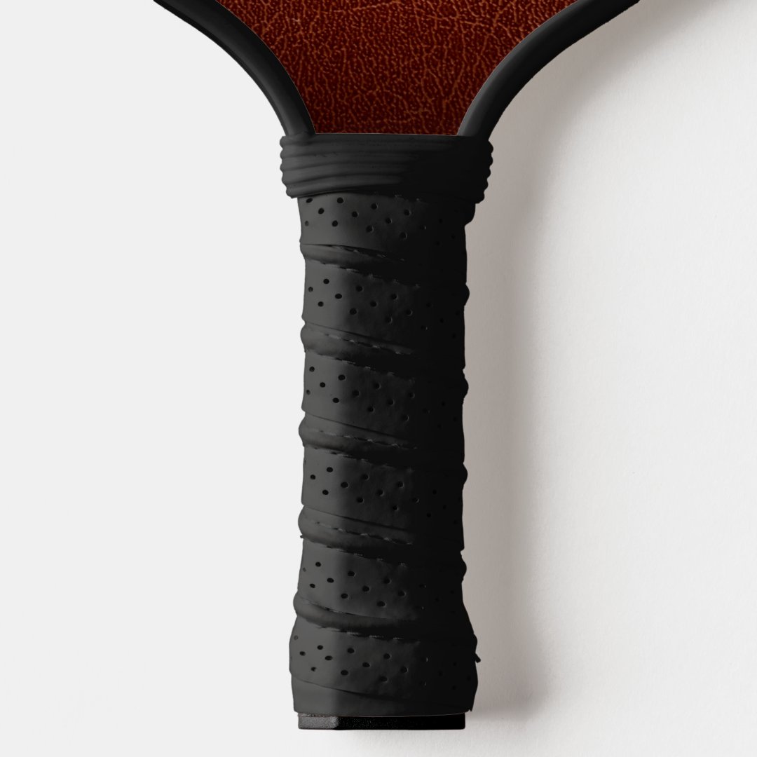 Best Dad Ever 3 Photo Collage Typography Pickleball Paddle