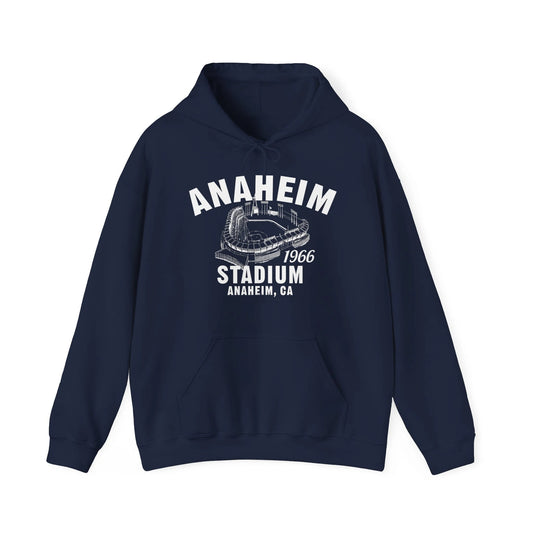 Anaheim Stadium 1966 Baseball - Home of Your Los Angeles Angels - Unisex Hooded Sweatshirt