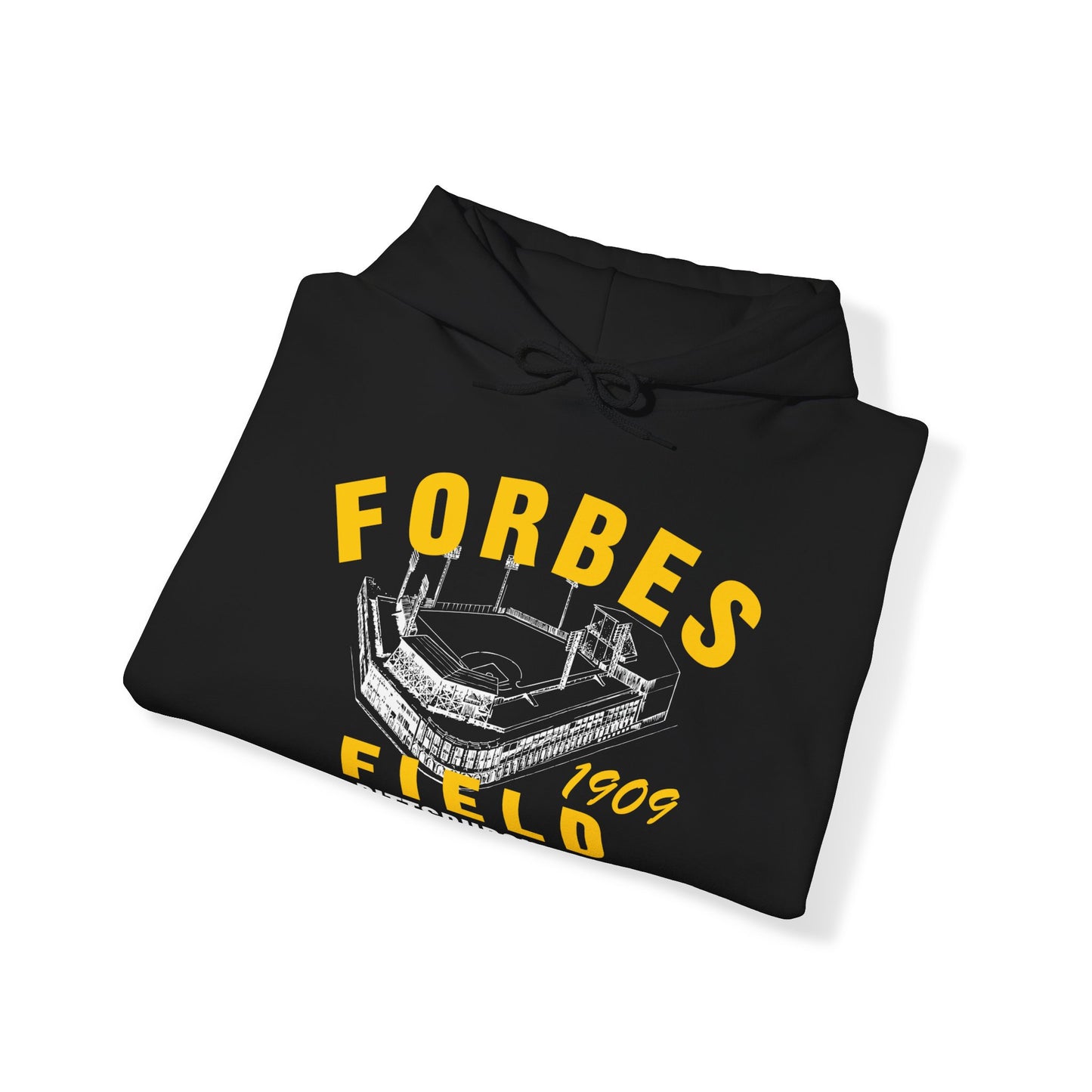 Forbes Field 1909 Baseball Hoodie - Past Home of Your Pittsburgh Pirates - Hooded Sweatshirt