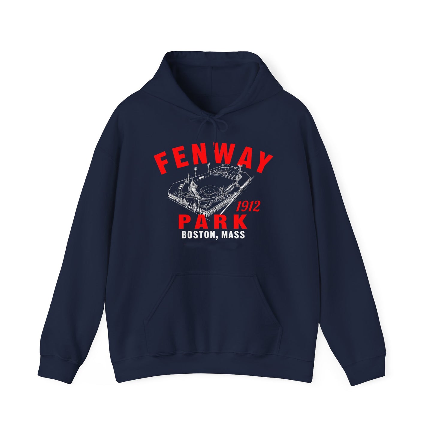 Fenway Park 1912 Baseball Unisex Hooded Sweatshirt - Home of Your Boston Red Sox