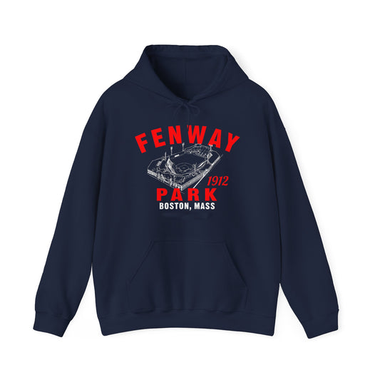Fenway Park 1912 Baseball Unisex Hooded Sweatshirt - Home of Your Boston Red Sox