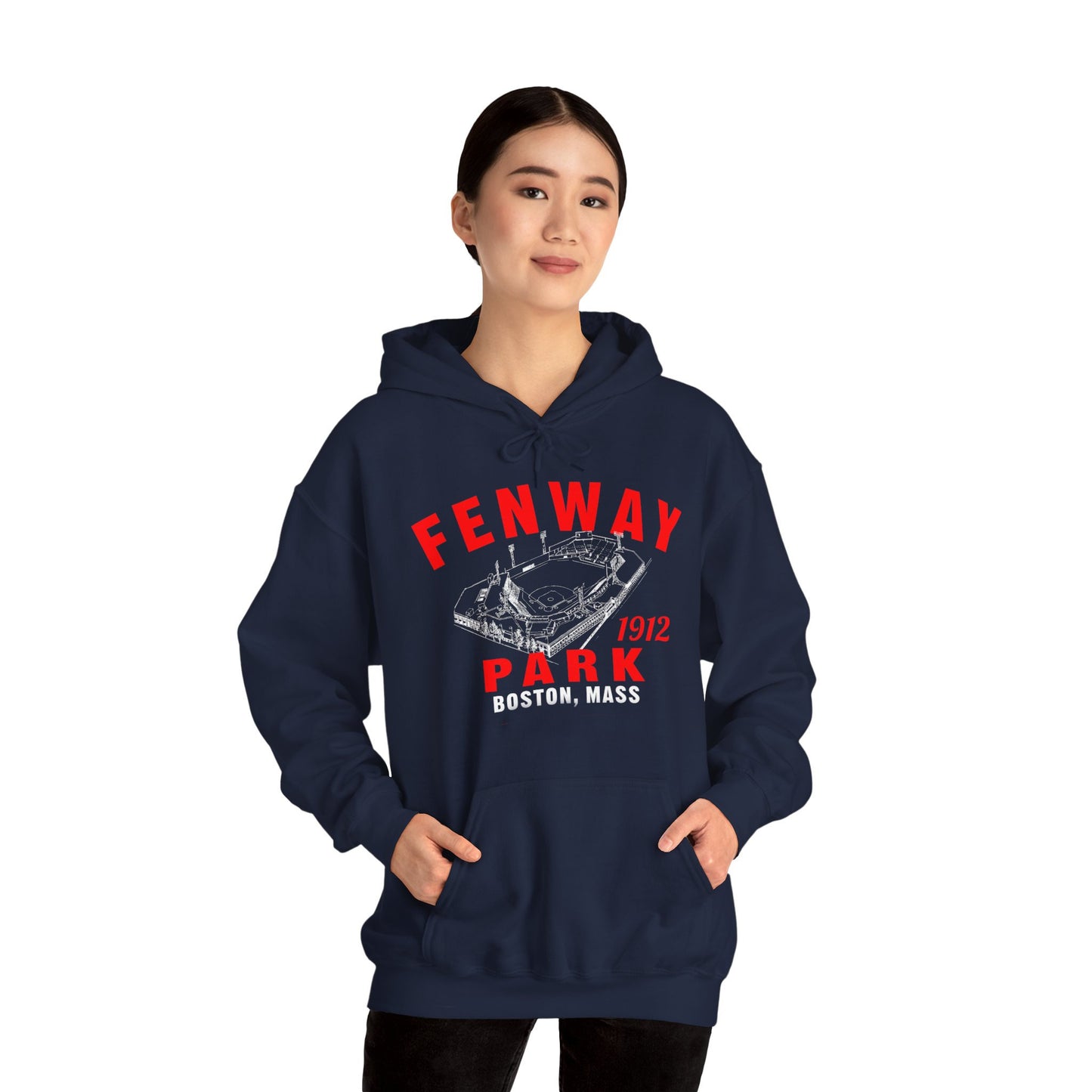 Fenway Park 1912 Baseball Unisex Hooded Sweatshirt - Home of Your Boston Red Sox