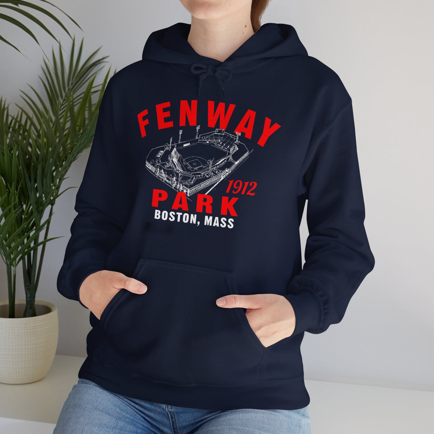 Fenway Park 1912 Baseball Unisex Hooded Sweatshirt - Home of Your Boston Red Sox