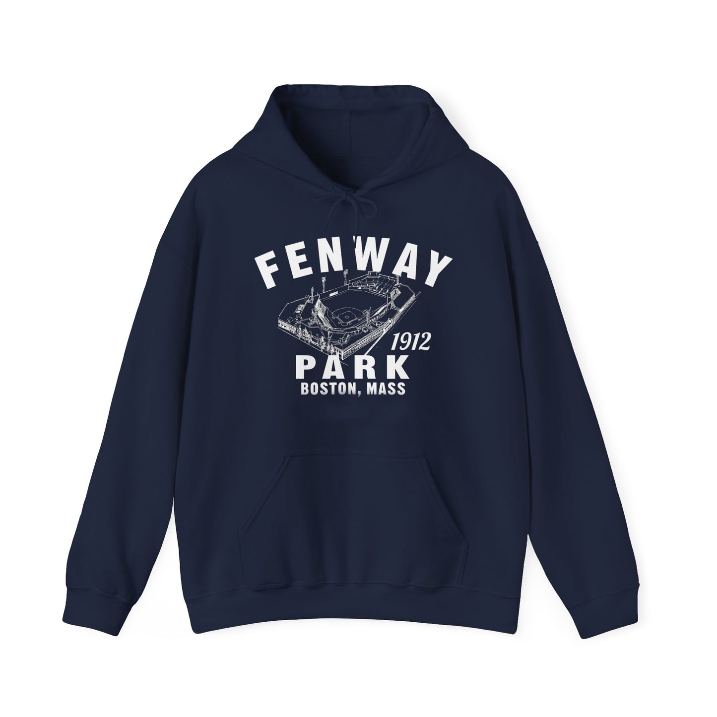 Fenway Park 1912 Baseball Hoodie - Home of Your Boston Red Sox - Unisex Hooded Sweatshirt