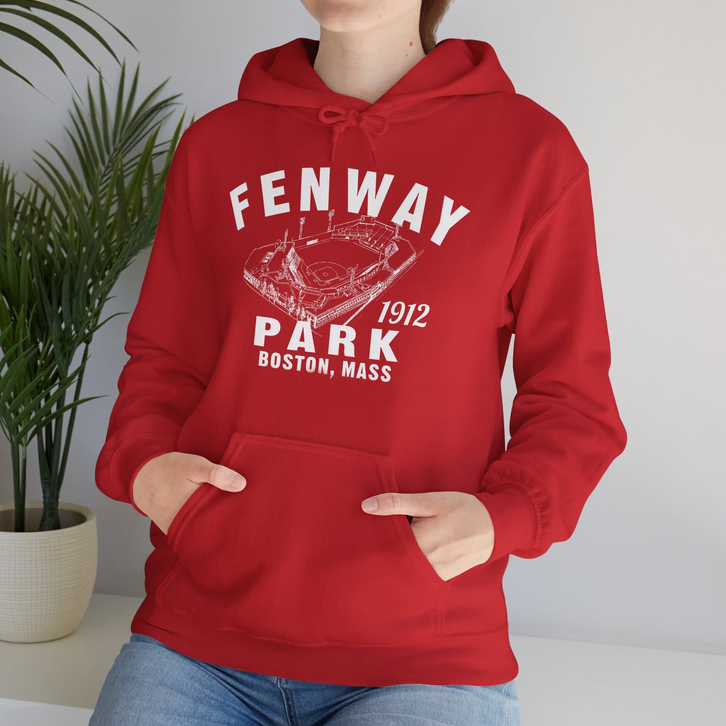 Fenway Park 1912 Baseball Hoodie - Home of Your Boston Red Sox - Unisex Hooded Sweatshirt