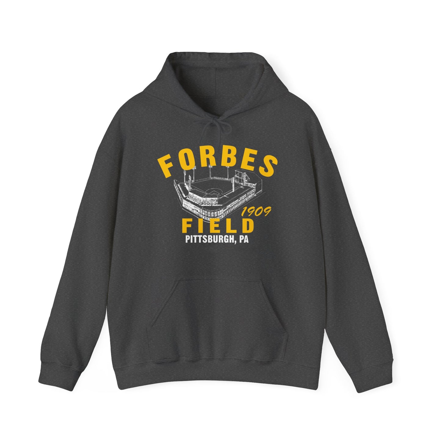 Forbes Field 1909 Baseball Hoodie - Past Home of Your Pittsburgh Pirates - Hooded Sweatshirt