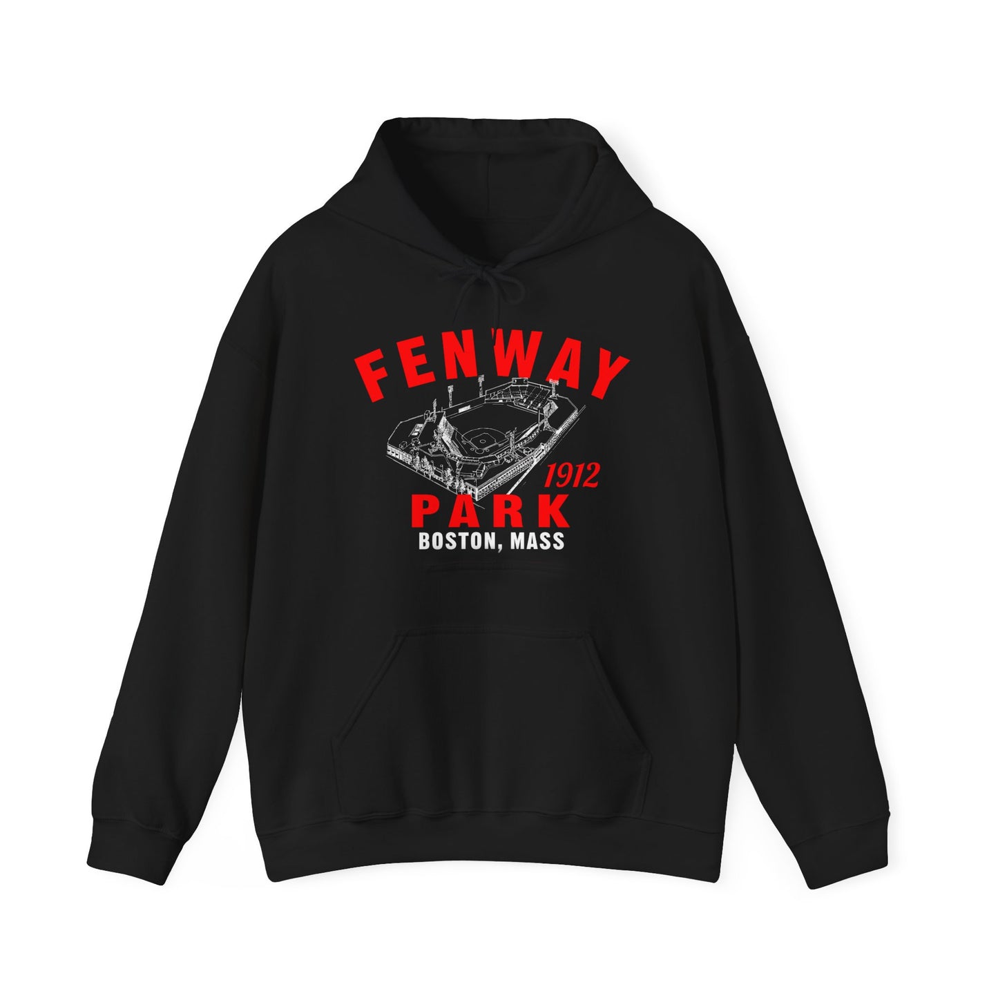 Fenway Park 1912 Baseball Unisex Hooded Sweatshirt - Home of Your Boston Red Sox