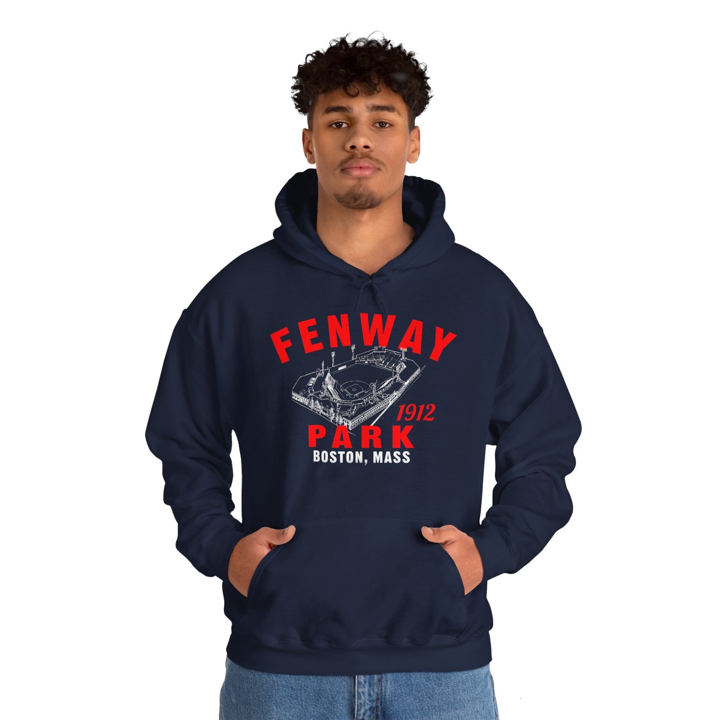 Fenway Park 1912 Baseball Unisex Hooded Sweatshirt - Home of Your Boston Red Sox