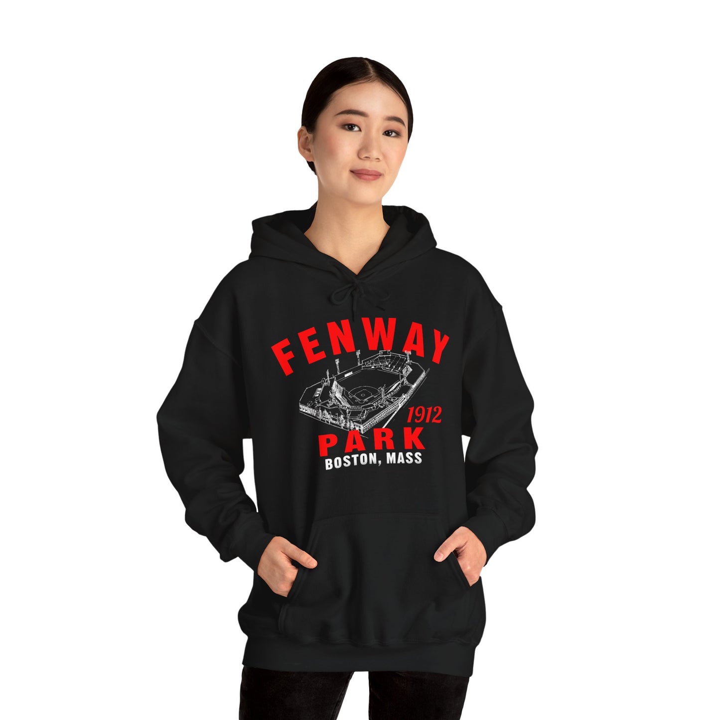 Fenway Park 1912 Baseball Unisex Hooded Sweatshirt - Home of Your Boston Red Sox