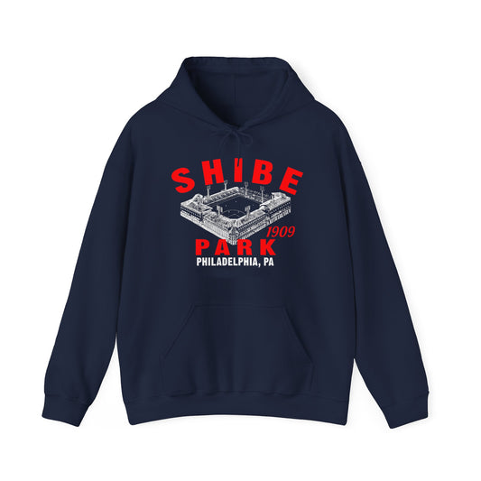Shibe Park 1909 Baseball Unisex Hooded Sweatshirt - Past Home of Your Philadelphia A's