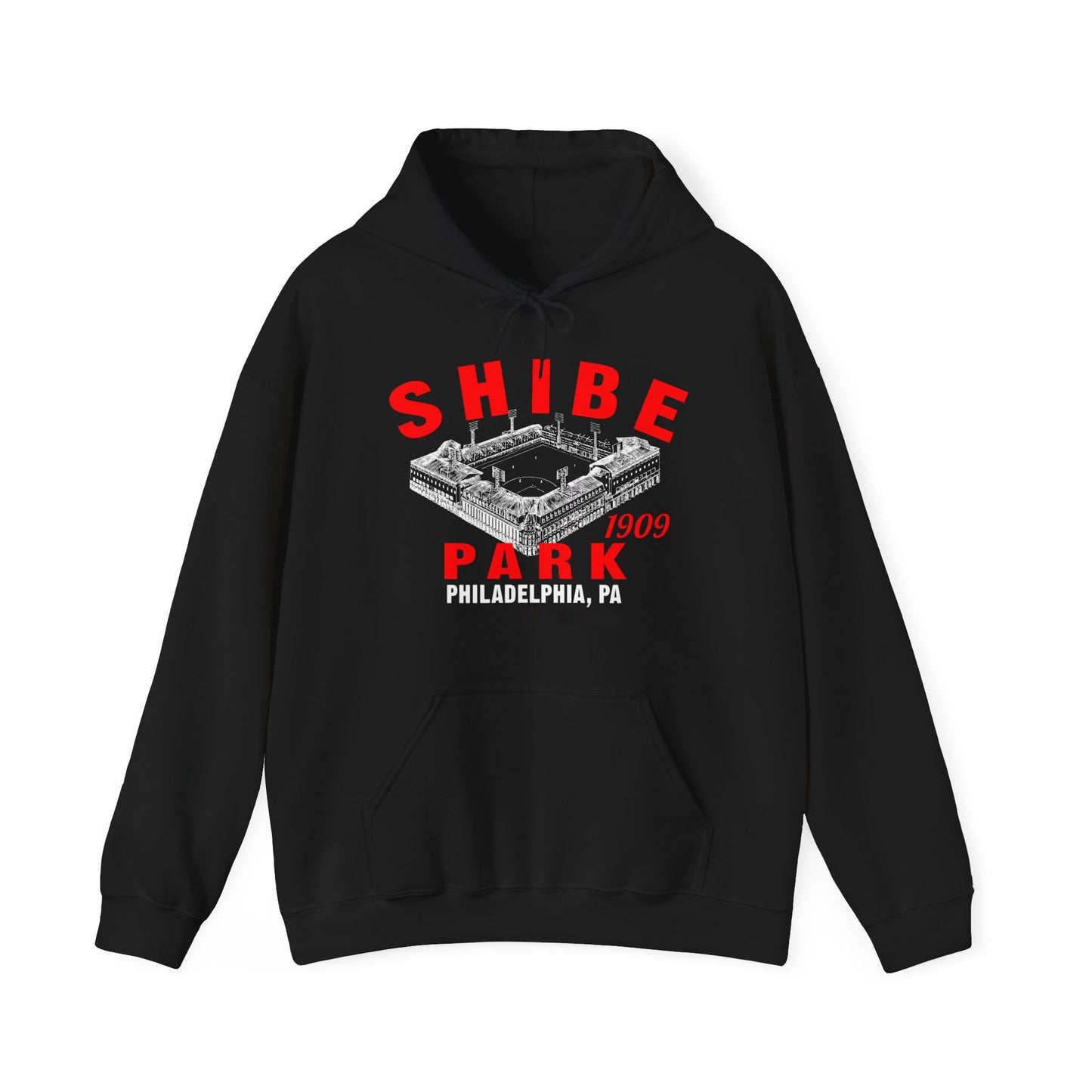 Shibe Park 1909 Baseball Unisex Hooded Sweatshirt - Past Home of Your Philadelphia A's