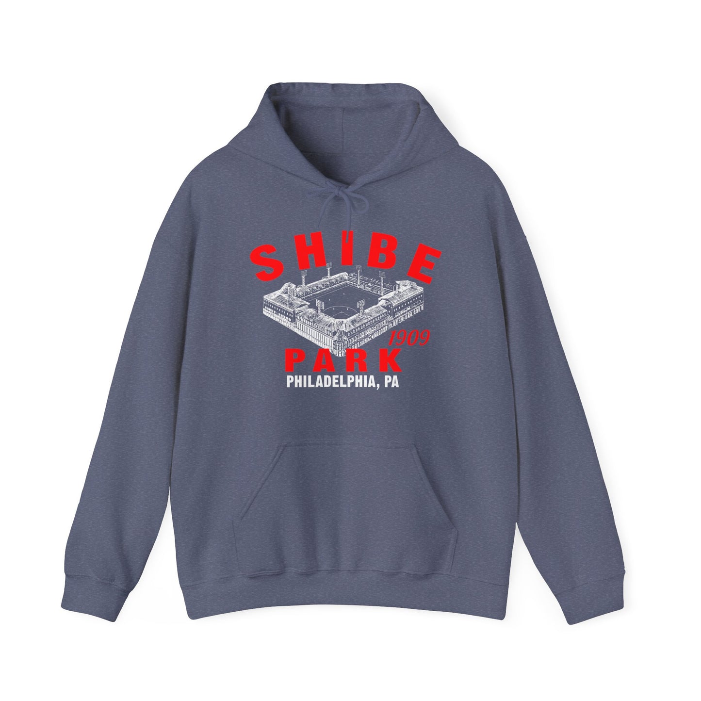 Shibe Park 1909 Baseball Unisex Hooded Sweatshirt - Past Home of Your Philadelphia A's