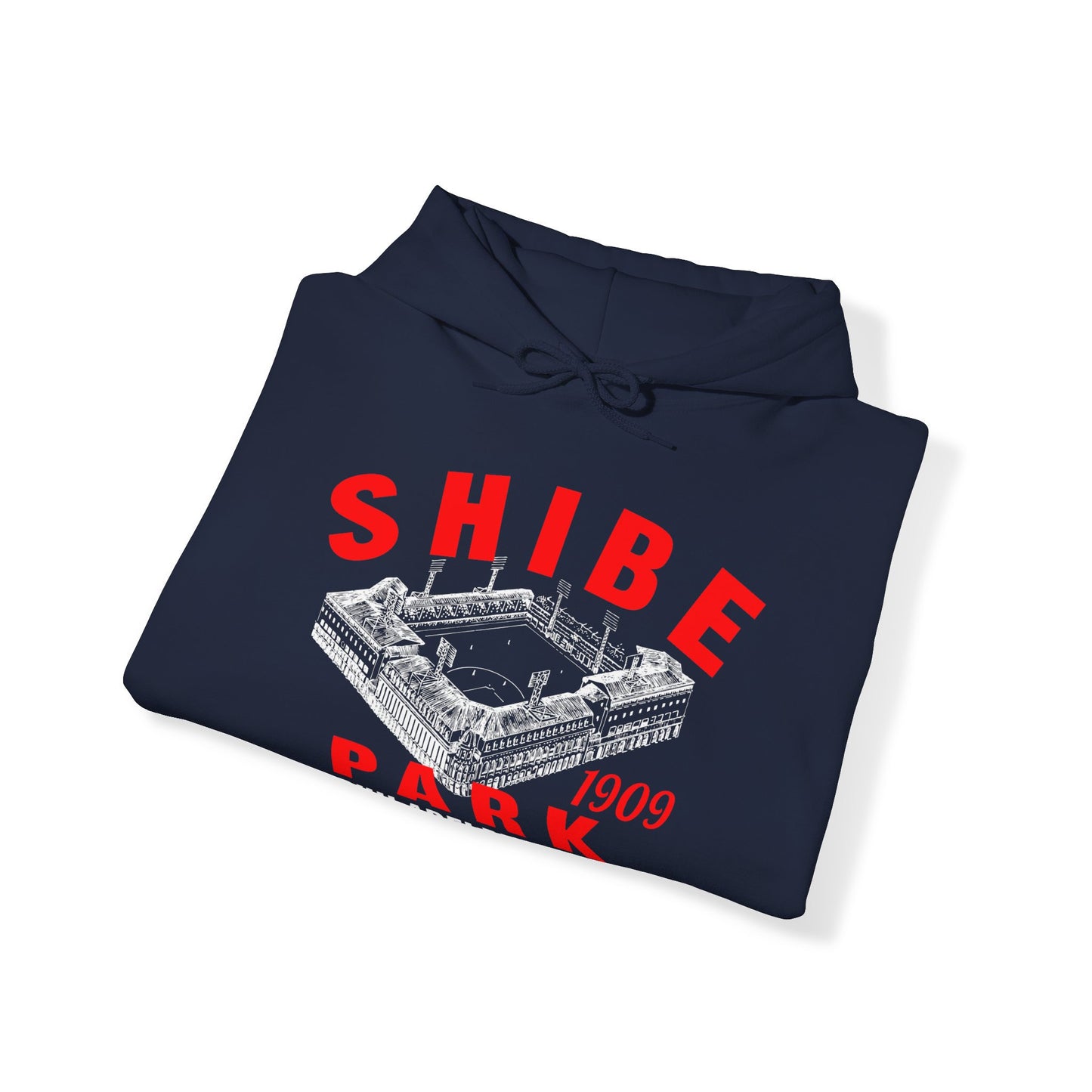 Shibe Park 1909 Baseball Unisex Hooded Sweatshirt - Past Home of Your Philadelphia A's