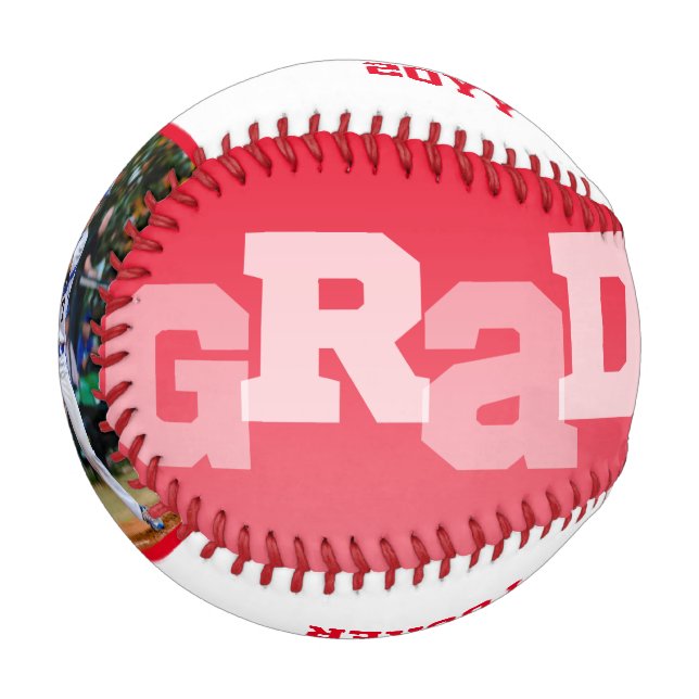 🎓Athlete GRAD Ombre Graduation Photo Baseball