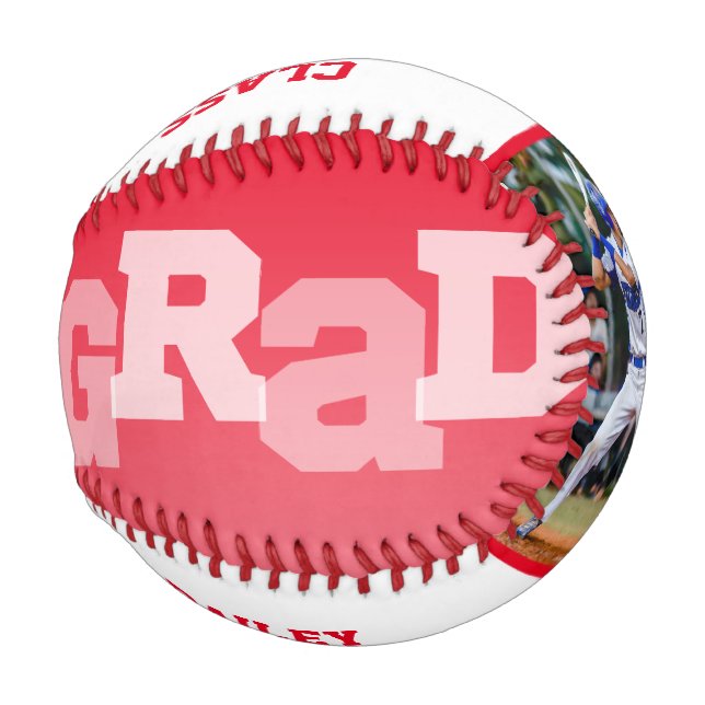 🎓Athlete GRAD Ombre Graduation Photo Baseball