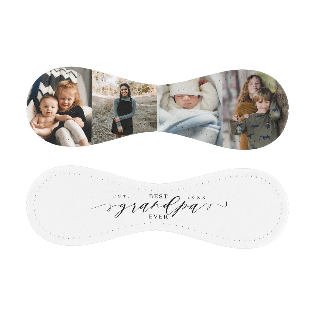 🔥Hot Sale🔥Best Grandpa Ever Script Fathers Day Photo Collage Baseball