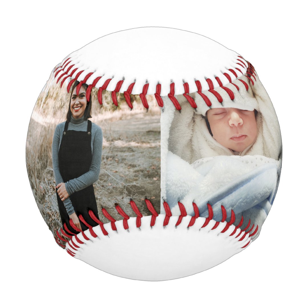 🔥Hot Sale🔥Best Grandpa Ever Script Fathers Day Photo Collage Baseball