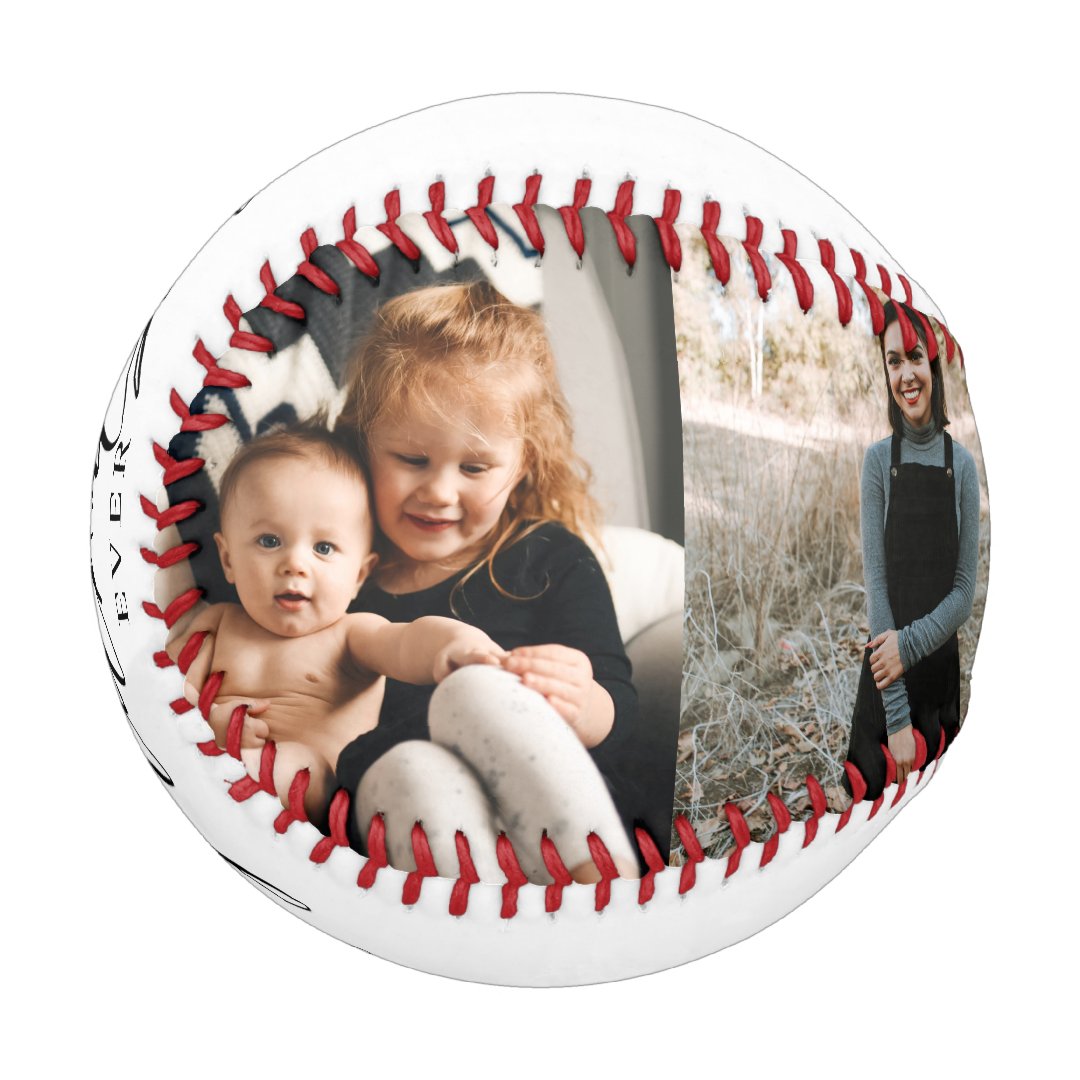 🔥Hot Sale🔥Best Grandpa Ever Script Fathers Day Photo Collage Baseball