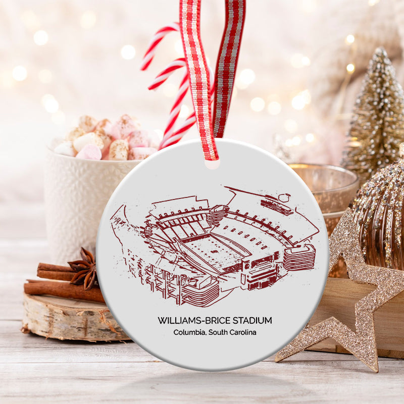 Williams–Brice Stadium - South Carolina Gamecocks football,College Football Ceramic Christmas Ornament