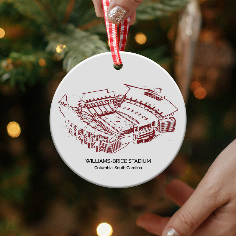 Williams–Brice Stadium - South Carolina Gamecocks football,College Football Ceramic Christmas Ornament