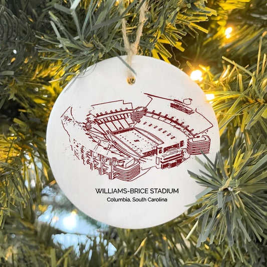 Williams–Brice Stadium - South Carolina Gamecocks football,College Football Ceramic Christmas Ornament