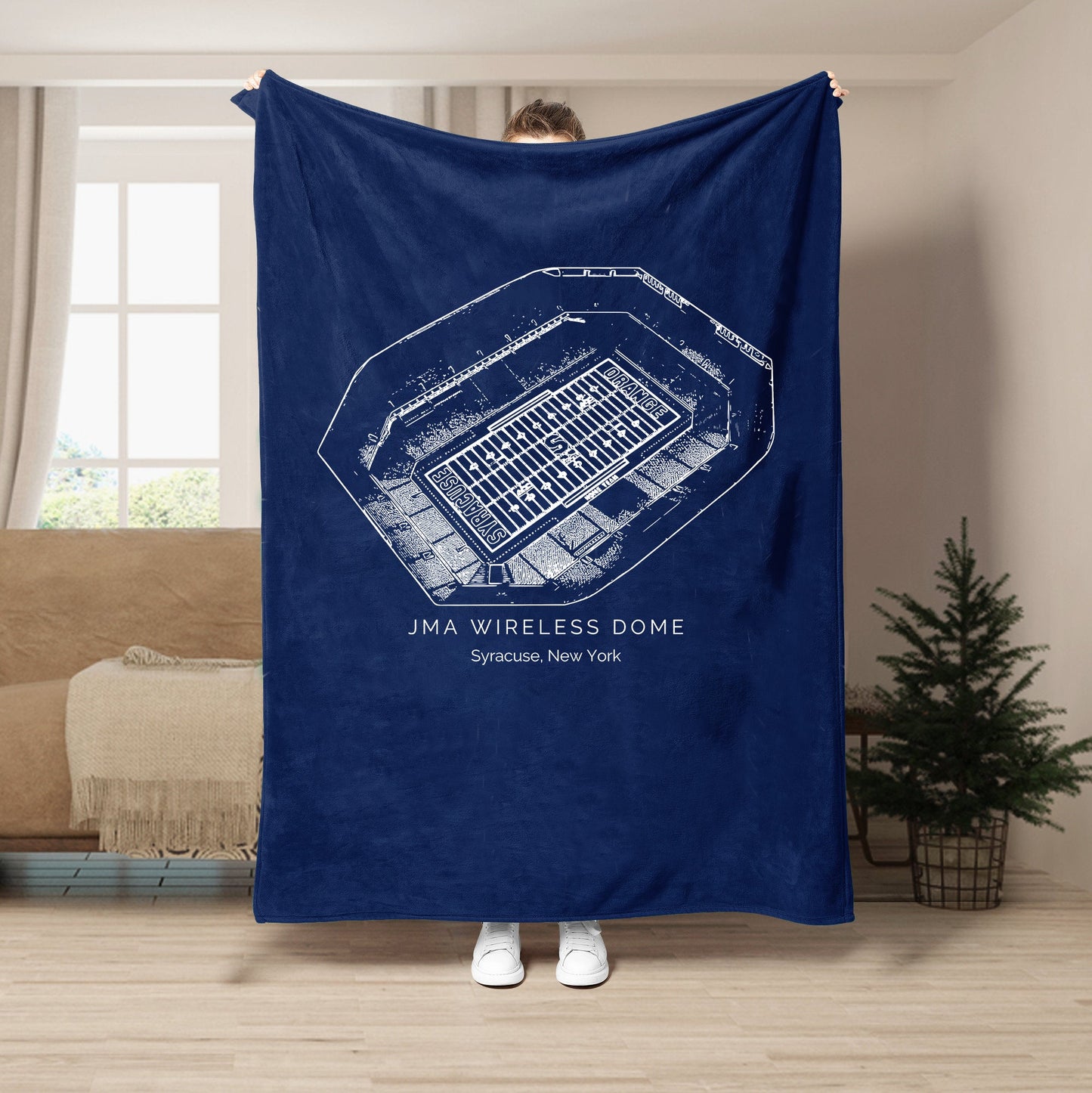 JMA Wireless Dome Stadium  - Syracuse Orange football,College Football Blanket