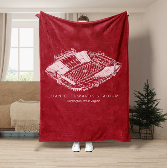 Joan C. Edwards Stadium - Marshall Thundering Herd football,College Football Blanket