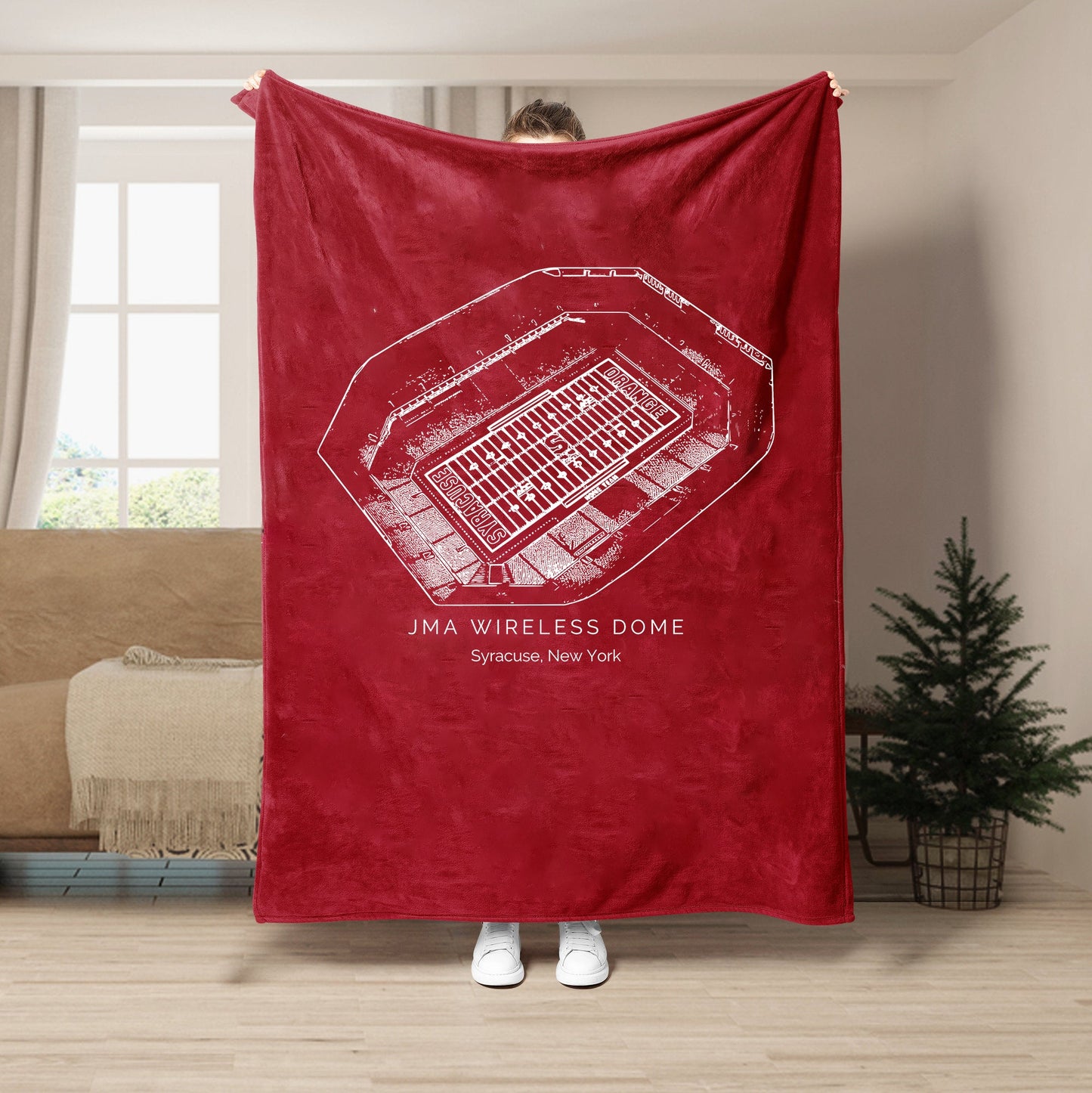 JMA Wireless Dome Stadium  - Syracuse Orange football,College Football Blanket
